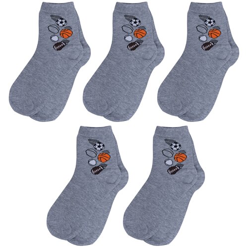 Носки RuSocks, 5 пар, серый