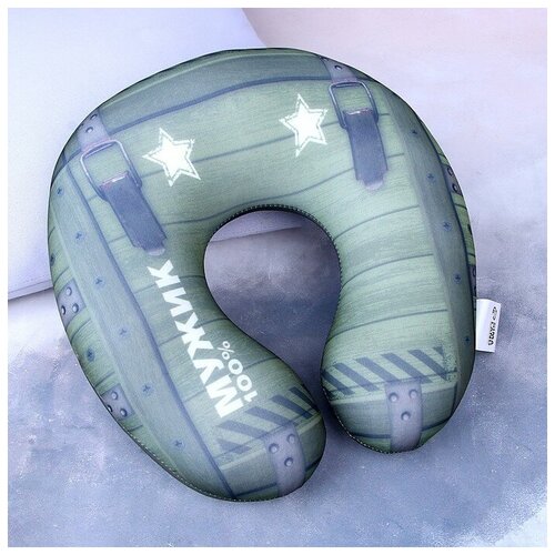 Подушка для шеи mni mnu, мультиколор, зеленый (зеленый/мультицвет) - изображение №1