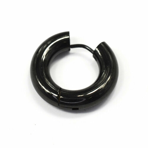 Серьги конго , размер/диаметр 8 мм., черный