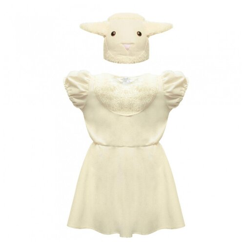 Детский костюм овечки (11639) 98-104 см (белый)