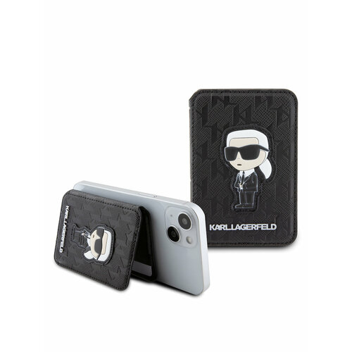 Бумажник Karl Lagerfeld, черный - изображение №1