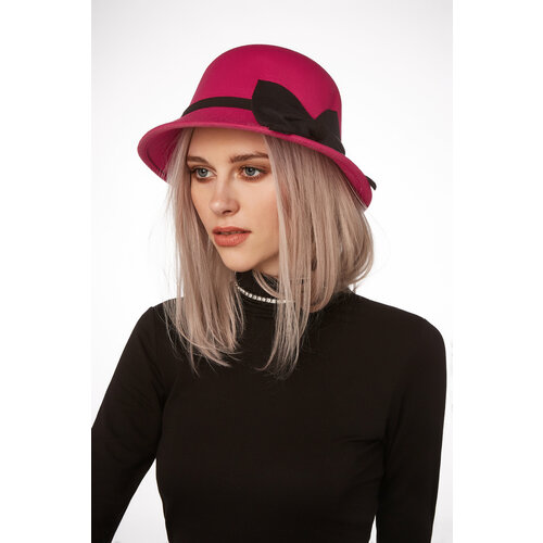 Шляпа Nothing but Love, бордовый, черный (серый/черный/синий/розовый/бордовый)