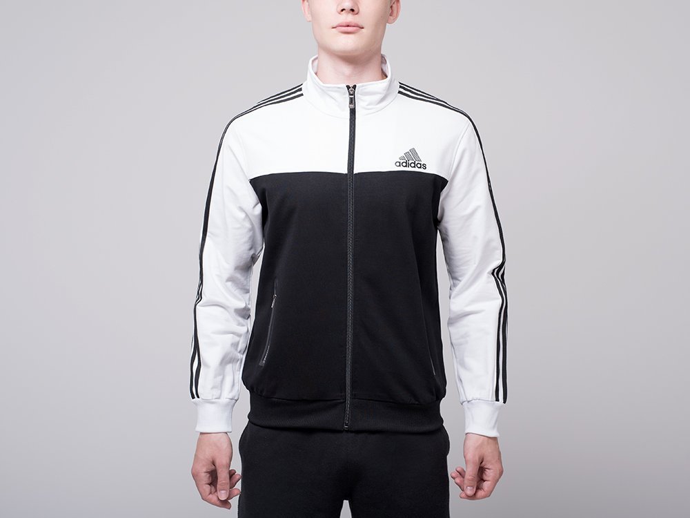 Олимпийка Adidas (черный/белый) - изображение №1