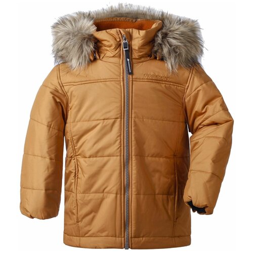 Куртка Didriksons, коричневый, бежевый (коричневый/бежевый/желтый/оранжевый) - изображение №1