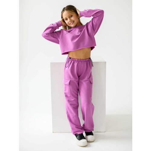 Комплект одежды LikeRostik, фиолетовый (мятный/розовый/фиолетовый/бирюзовый/малиновый)