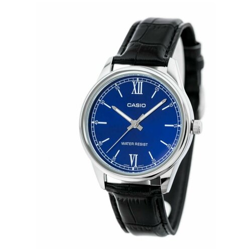 Наручные часы CASIO Collection Наручные часы Casio LTP-V005L-2BUDF, черный, синий (черный/синий)