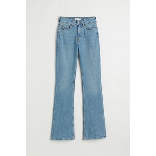 Джинсы клеш  H&M Flared High Jeans, голубой