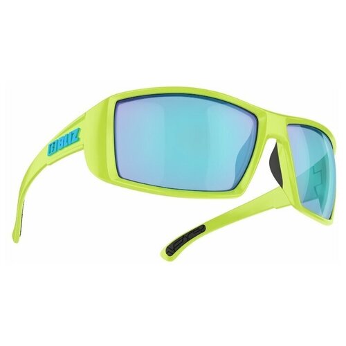 Солнцезащитные очки BLIZ, оправа: пластик, спортивные, устойчивые к появлению царапин, с защитой от УФ, зеленый