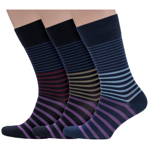 Мужские носки Sergio di Calze, 3 пары, мультиколор (разноцветный)