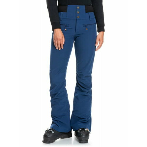 Горнолыжные брюки Roxy, карманы, мембрана, синий