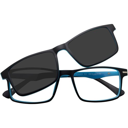 Солнцезащитные очки Forever, голубой - изображение №1