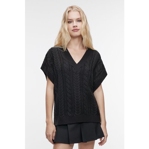Пуловер Befree, черный - изображение №1
