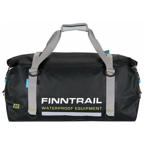 Сумка спортивная Finntrail 1721Black_N, 80 л, 30х30х61 см, черный