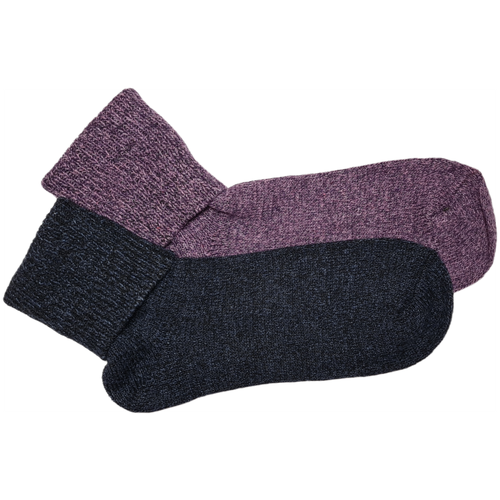 Носки Turkan, 2 пары, фиолетовый, черный, фуксия, хаки, синий (черный/синий/фиолетовый/хаки/фуксия) - изображение №1