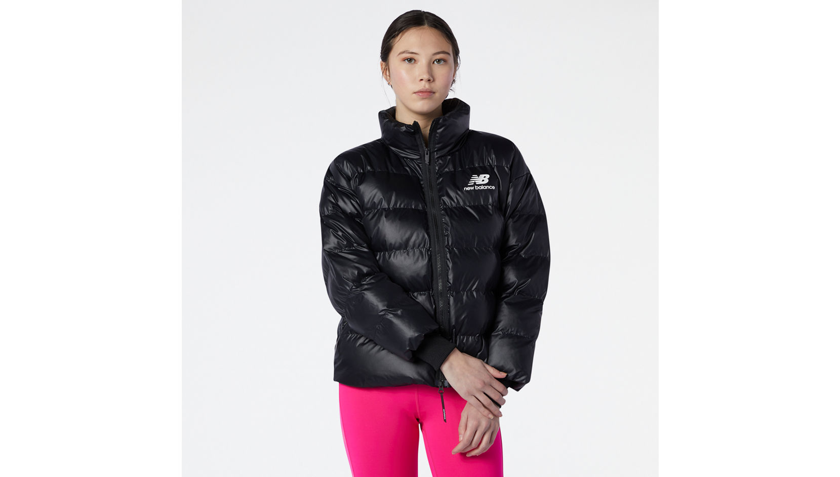 Куртки NB Athletics Winterized Short Synthetic Jacket (черный) - изображение №1