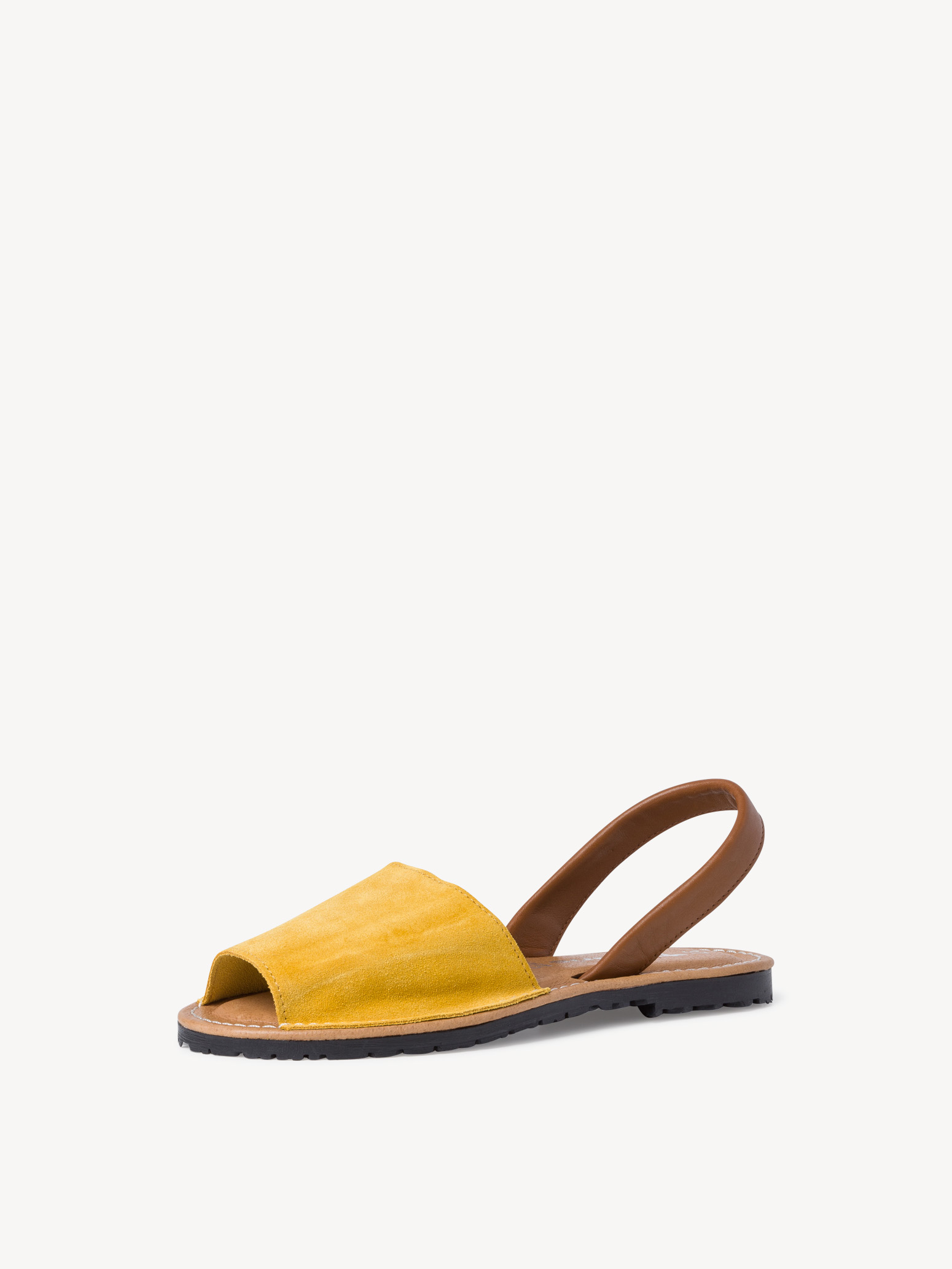 Туфли летние открытые жен. (желтый) - изображение №1