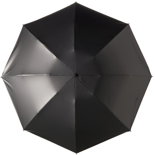 Мини-зонт FULTON, механика, 3 сложения, купол 104 см., 8 спиц, обратное сложение, черный