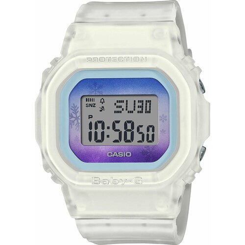 Наручные часы CASIO Baby-G Наручные часы CASIO BGD-560WL-7, белый, фиолетовый (фиолетовый/белый)