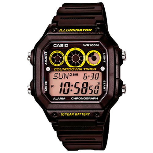 Наручные часы CASIO Наручные часы CASIO Collection AE-1300WH-1A, черный