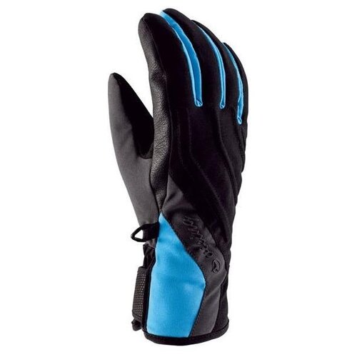 Перчатки Viking, черный, голубой (черный/голубой)