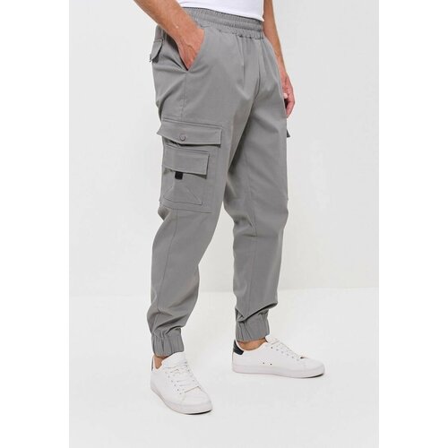 брюки CLEO, серый - изображение №1