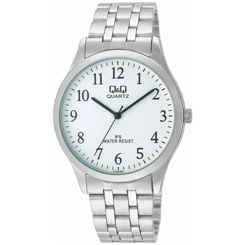 Наручные часы Q&Q C152-204, серебряный (серебристый) - изображение №1