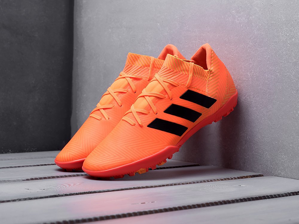 Футбольная обувь Adidas Nemeziz Tango 18,3 TF (оранжевый) - изображение №1
