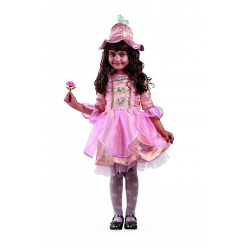 Детский костюм "Дюймовочка" (7449) 134 см (розовый/фиолетовый/мультицвет)