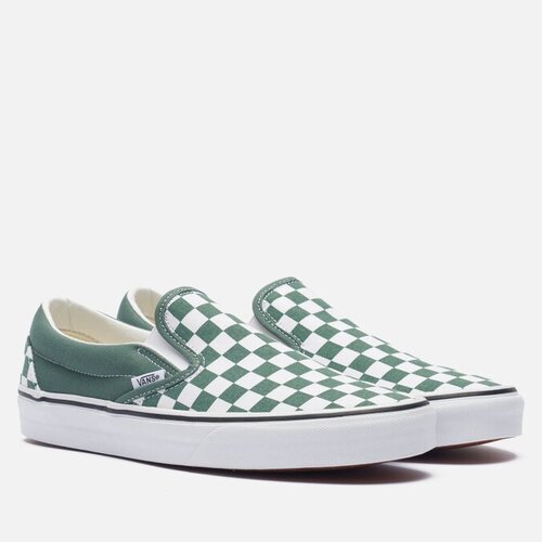 Кеды VANS Classic Slip-On Color Theroy, зеленый - изображение №1