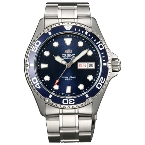 Наручные часы ORIENT AA02005D, серебряный (синий/серебристый/серый металлик)