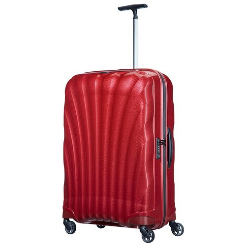 Чемодан Samsonite, 94 л, красный (черный/красный)