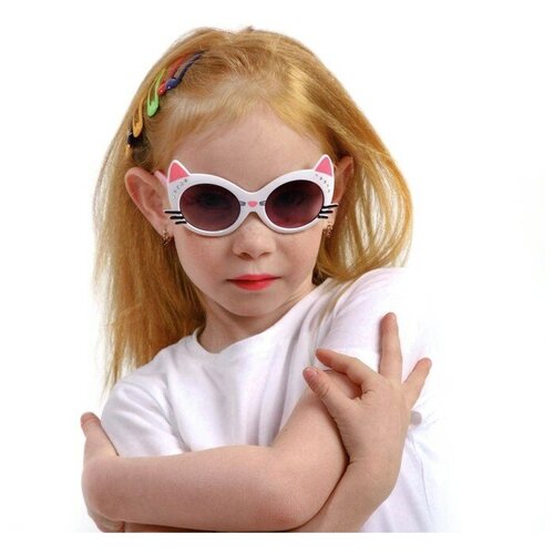 Солнцезащитные очки , белый - изображение №1