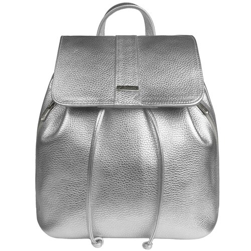 Рюкзак L'Uccello, серебряный, серый (серый/серебристый)