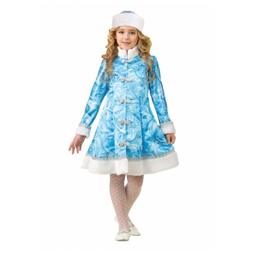 Детский костюм "Сказочная снегурочка" (13444) 116 см (голубой)