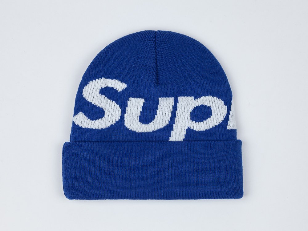 Шапка Supreme (синий) - изображение №1