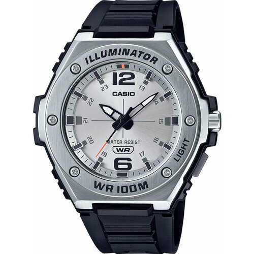 Наручные часы CASIO Collection Наручные часы CASIO MWA-100H-7AVDF, серебряный, серый (серый/серебристый)
