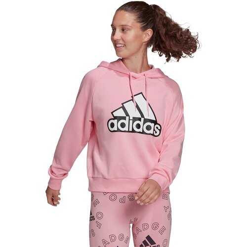 Толстовка adidas, розовый - изображение №1