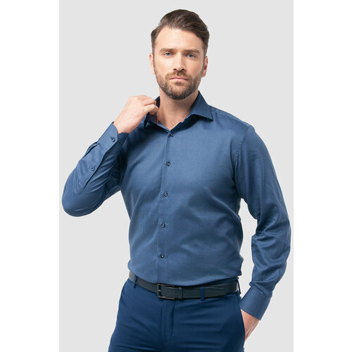 Рубашка KANZLER, синий (синий/тёмно-синий)