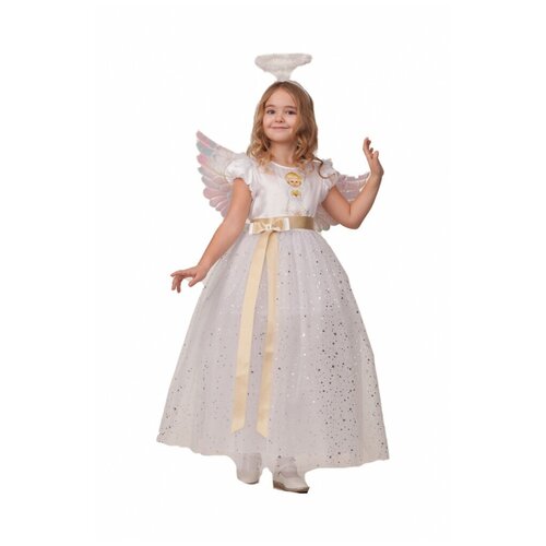 Детский костюм "Ангел" (13426) 116 см (белый) - изображение №1