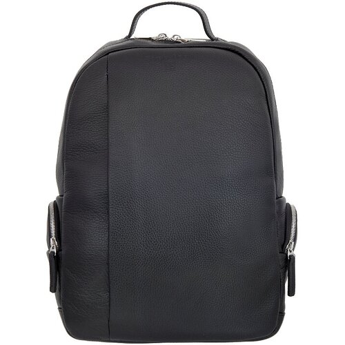 Рюкзак  планшет Sergio Belotti 7059, натуральная кожа, отделение для ноутбука, вмещает А4, внутренний карман, регулируемый ремень, черный