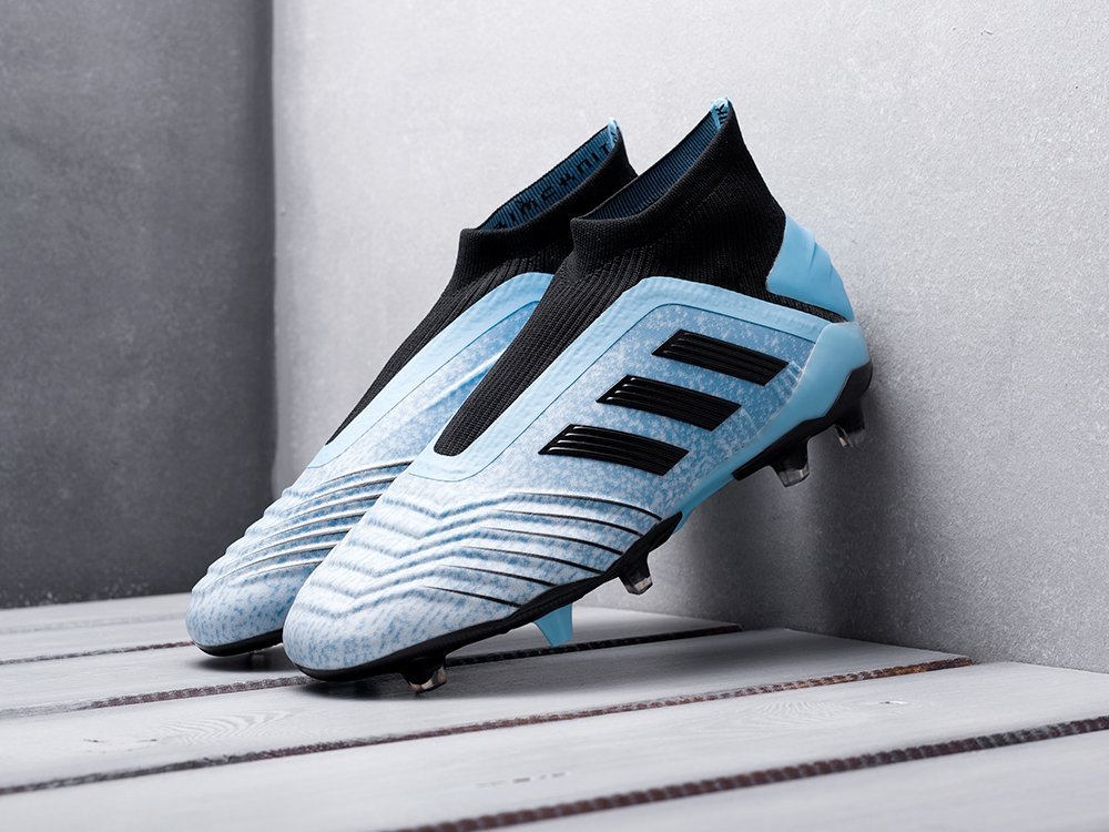 Футбольная обувь Adidas Predator 19+ FG (синий) - изображение №1