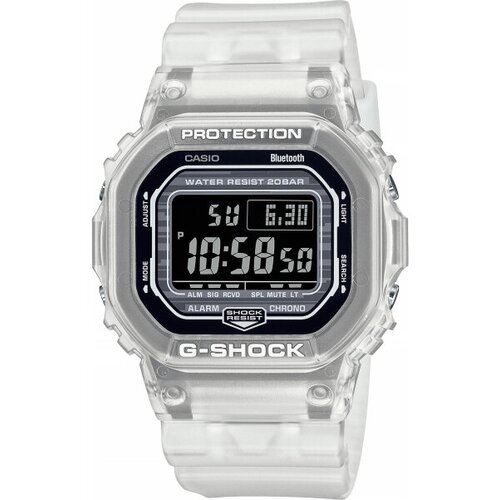 Наручные часы CASIO G-Shock Наручные часы Casio DW-B5600G-7ER, бесцветный (бесцветный/прозрачный)