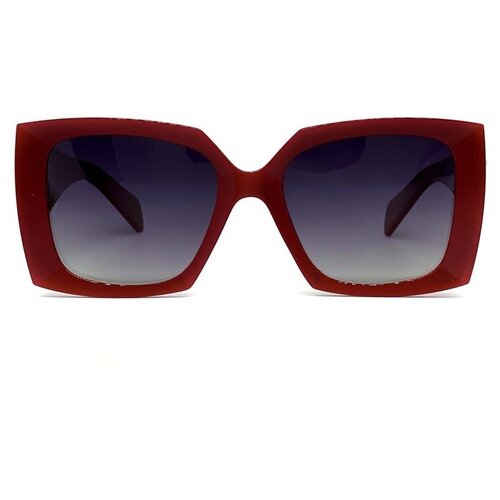 Солнцезащитные очки BEK, бордовый - изображение №1