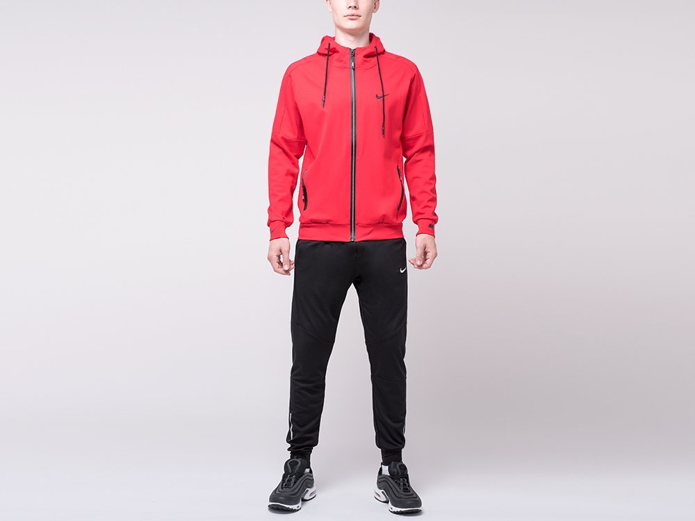Спортивный костюм Nike (черный/красный) - изображение №1