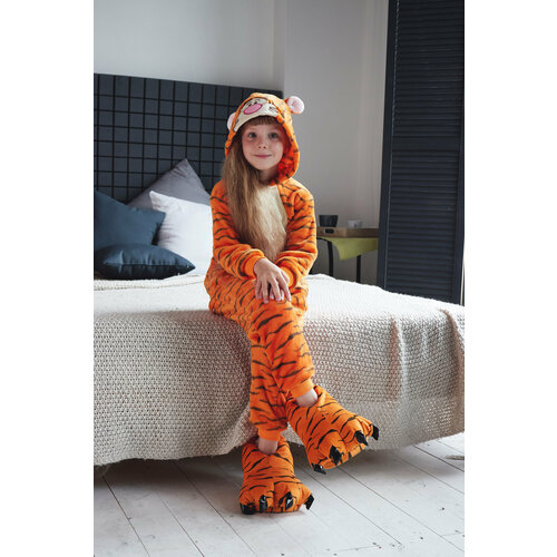 Кигуруми Тигр, оранжевый - изображение №1