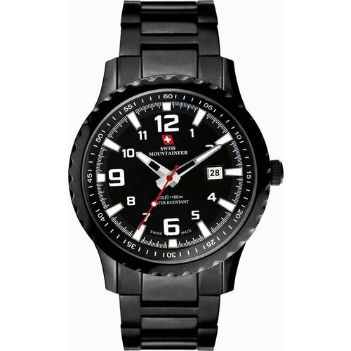 Наручные часы Swiss Mountaineer Часы Swiss Mountaineer SM1472, черный