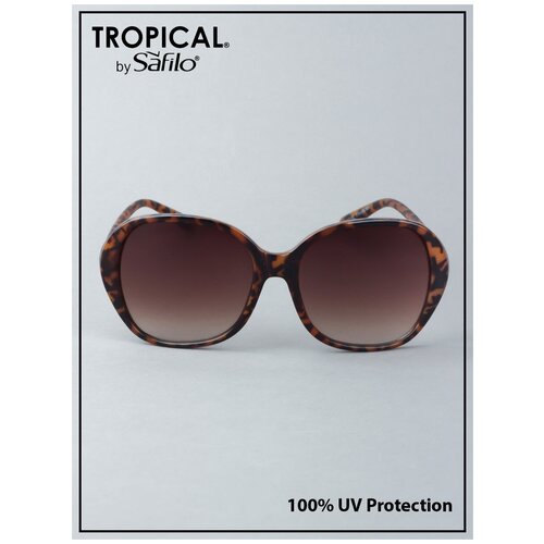 Солнцезащитные очки Tropical, коричневый (черный/коричневый) - изображение №1
