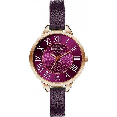 Наручные часы ROMANSON Наручные часы Romanson RL0B05LLR(PUR), фиолетовый