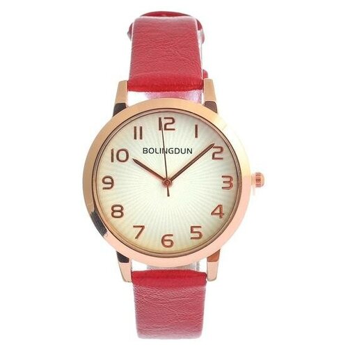 Наручные часы Часы наручные женские "Бернини", d-3.6 см, красный микс, мультиколор (красный/мультицвет) - изображение №1
