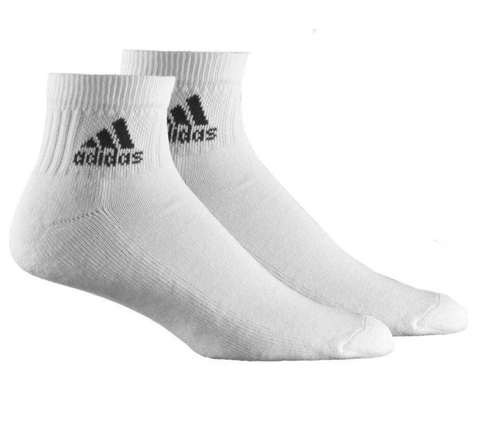 Носки короткие Adidas (белый) - изображение №1
